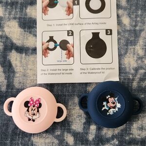 Minnie and Mickey Airtag Holders